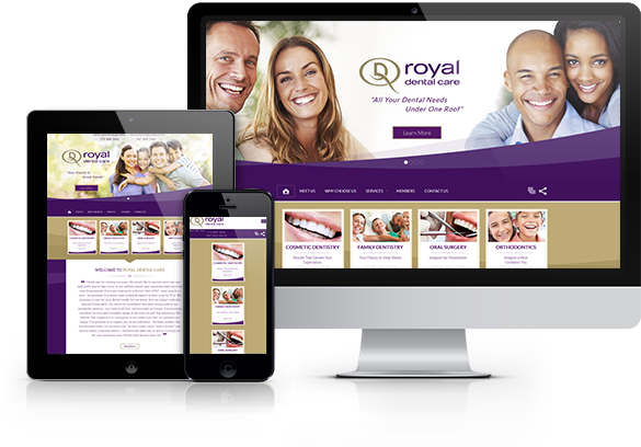 Best Dental Website Design - Royal Dental Care