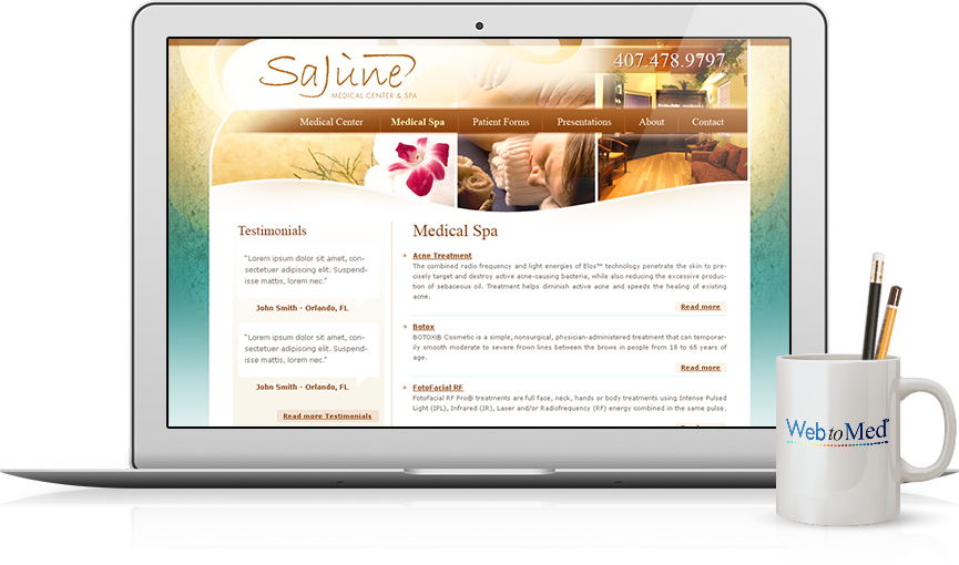 Top Integrative Medicine Website Design - Sajune Institute for Restorative and Regenerative Medicine