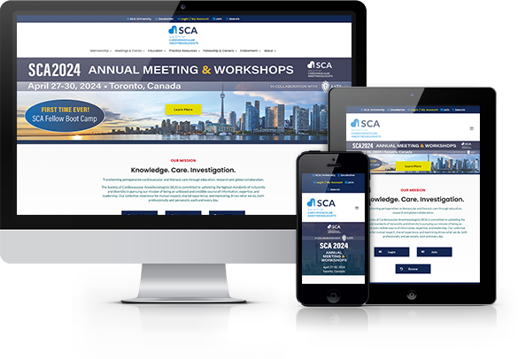 Best Medical Associations Website Design - Society of Cardiovascular Anesthesiologists