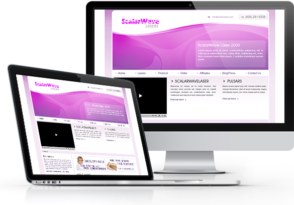Best Medical Products Website Design - ScalarWave Lasers