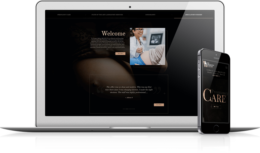 Top OBGYN Website Design - Dr. Gregory Shifrin OB/GYN, PC