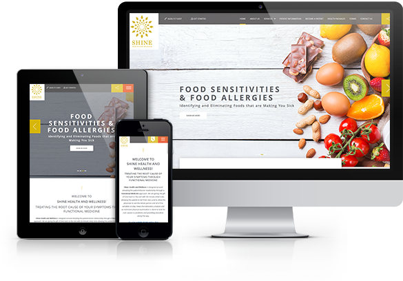 Best Wellness Website Design - Shine Health and Wellness