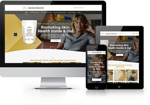 Best Medical Products Website Design - Sovereign Laboratories