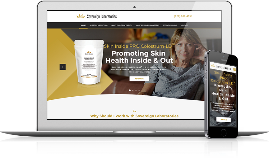 Top  Website Design - Sovereign Laboratories