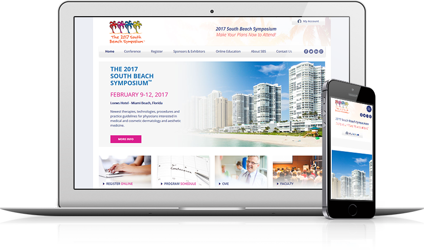 Top Medical Education Website Design - South Beach Symposium