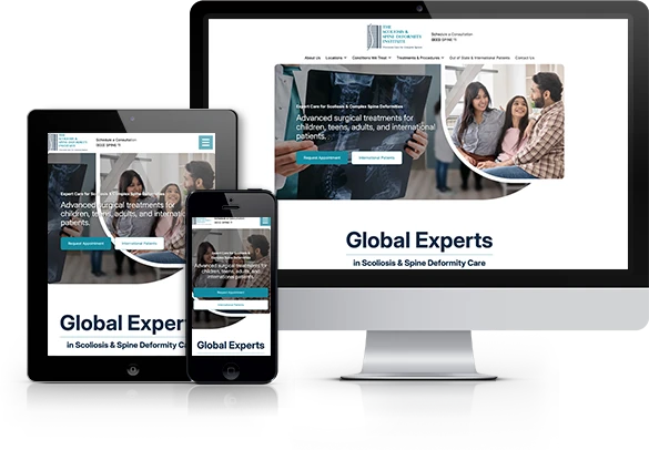 Best Orthopedic Website Design - The Scoliosis & Spine Deformity Institute