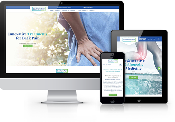 Best Orthopedic Website Design - Southern Pain & Regenerative Medicine