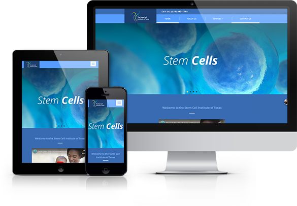 Best Regenerative Medicine & Biologics Website Design - The Stem Cell Institute of Texas