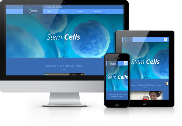 Best Regenerative Medicine & Biologics Website Design - The Stem Cell Institute of Texas