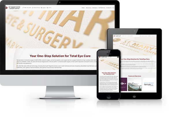 Best Ophthalmology Website Design - St. Mary's Eye Surgery Center
