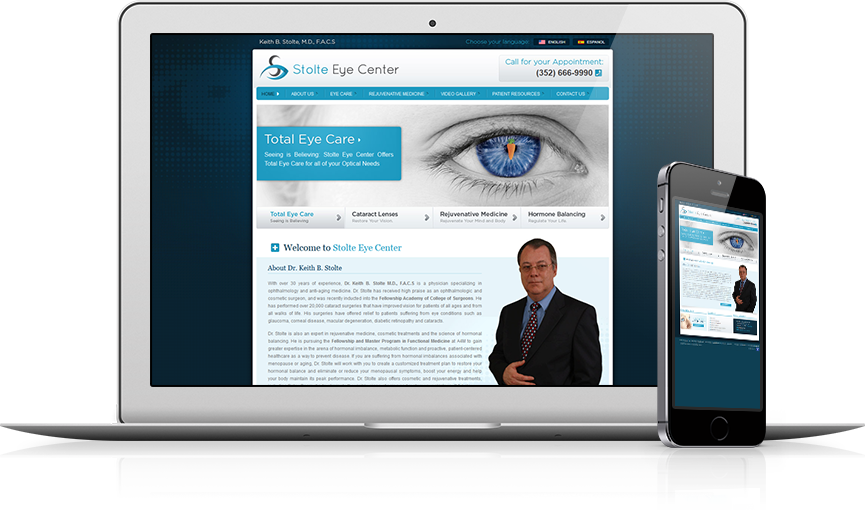 Top Ophthalmology Website Design - Stolte Eye Center