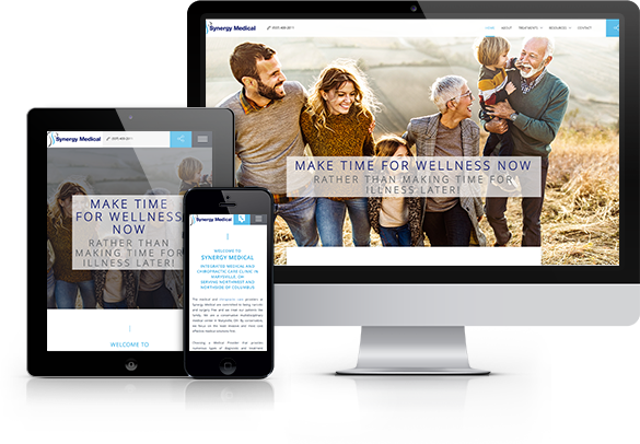 Best Chiropractic Website Design - Synergy Medical