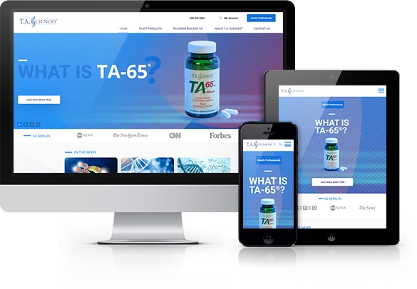 Best Medical E-Commerce Website Design - T.A. Sciences