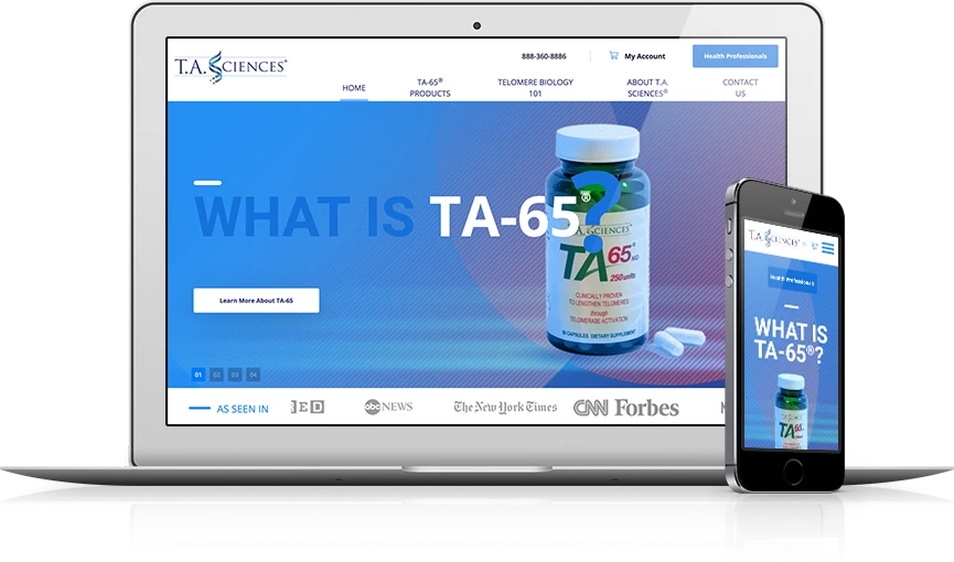 Top Medical E-Commerce Website Design - T.A. Sciences