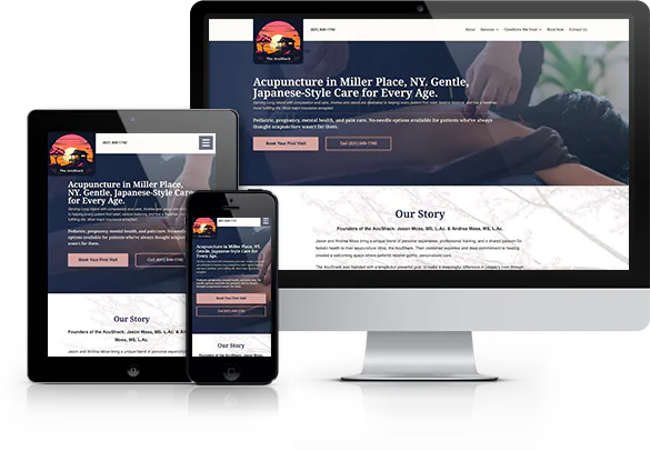 Best Acupuncture Website Design - The AcuShack