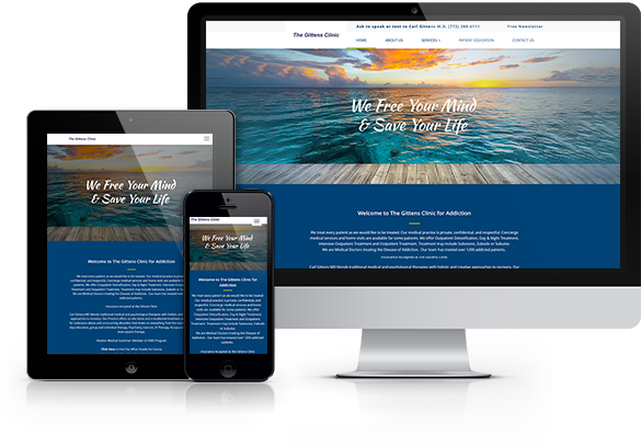 Best Addiction Medicine & Drug Rehab Website Design - The Gittens Clinic for Addiction