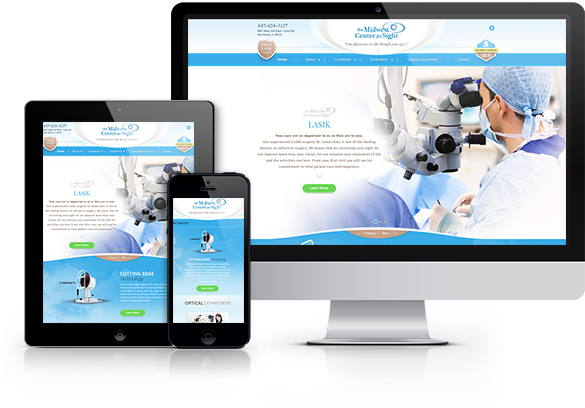 Best Ophthalmology Website Design - The Midwest Center for Sight