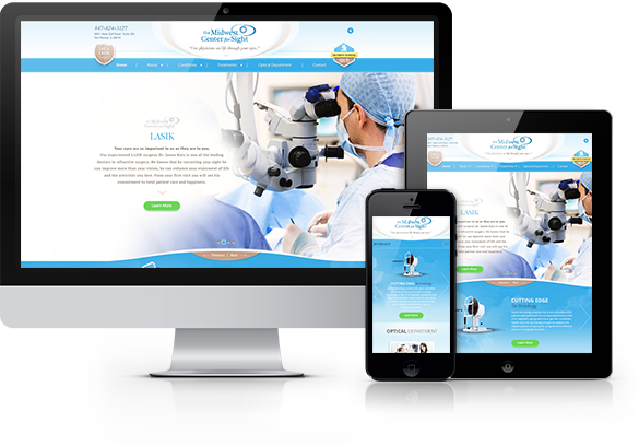 Best Ophthalmology Website Design - The Midwest Center for Sight