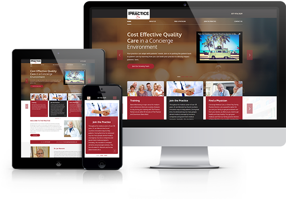 Best Medical Franchises Website Design - The Practice Clinics