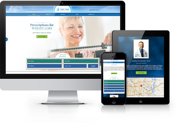 Best Weight Loss Website Design - Top Tier Weight Loss
