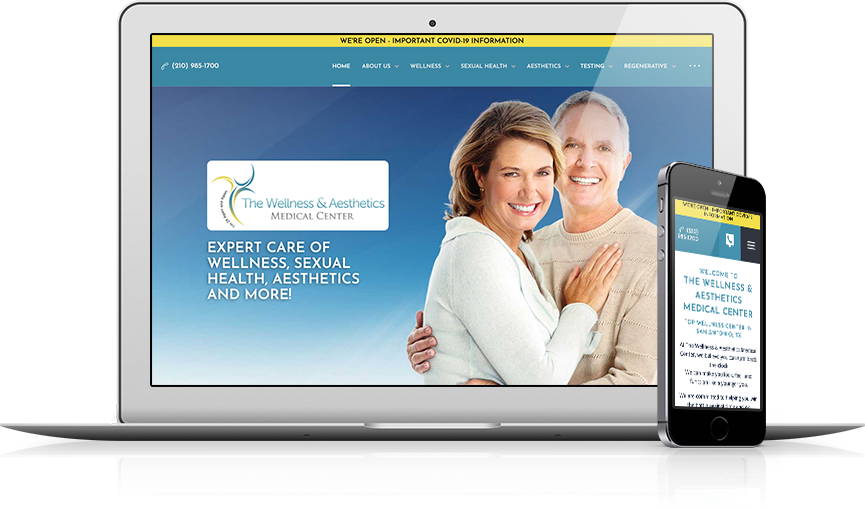 Top Integrative Medicine Website Design - The Wellness & Aesthetics Medical Center