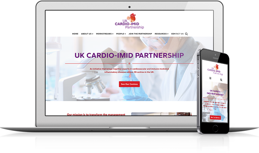 Top Medical Research Website Design - UK CARDIO-IMID Partnership