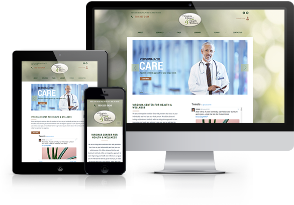 Best Wellness Website Design - The Virginia Center for Health & Wellness