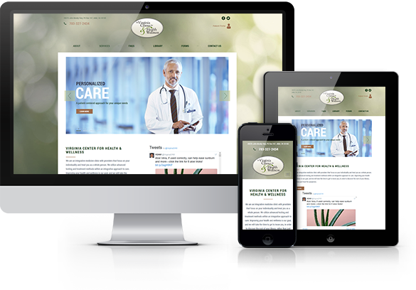 Best Wellness Website Design - The Virginia Center for Health & Wellness