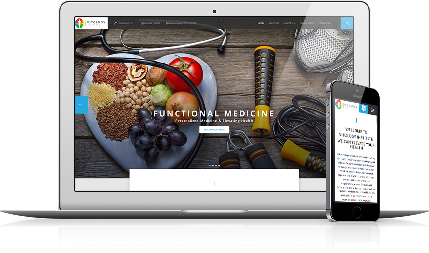 Top Cardiology Website Design - Vitology Institute