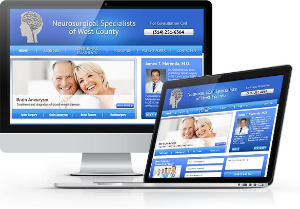 Best Neurology Website Design - Neurosurgical Specialists of West County