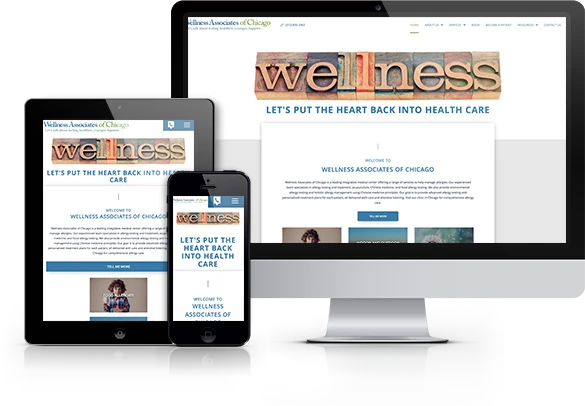 Best Wellness Website Design - Wellness Associates of Chicago