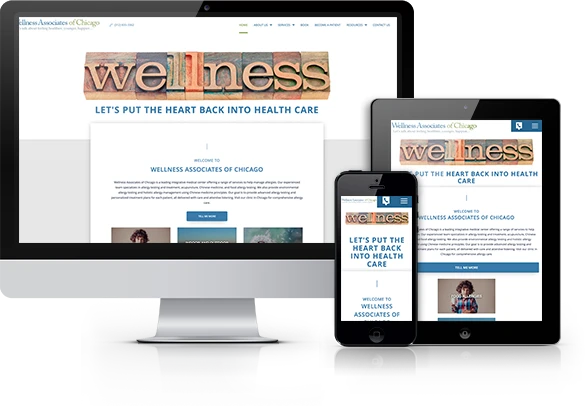 Best Wellness Website Design - Wellness Associates of Chicago