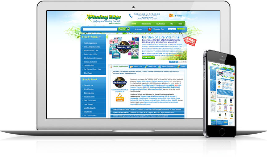 Top Medical E-Commerce Website Design - Winning Edge